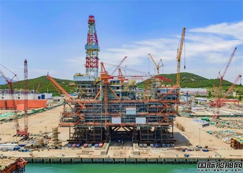 海油工程完成最大重量結(jié)構(gòu)物二次移位