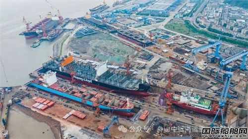 舟山中遠(yuǎn)海運重工完成三塢四船有機硅涂裝工程