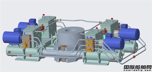 武漢船機(jī)獲揚(yáng)子鑫福雙燃料集裝箱船舵機(jī)批量訂單