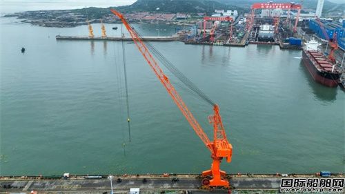 再添重器!招商工業青島船廠兩臺新型門式起重機投用