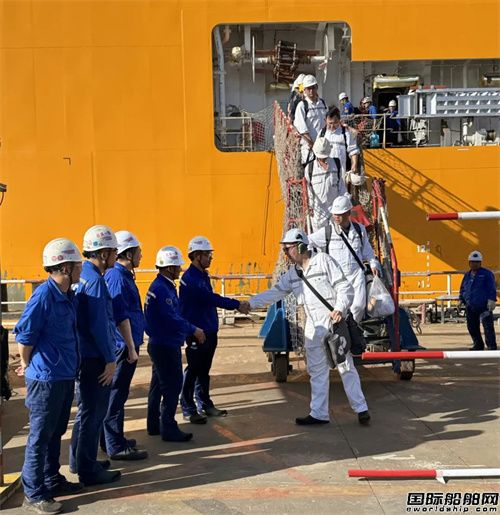外高橋造船為GRIMALDI建造第二艘汽車運輸船試航凱旋