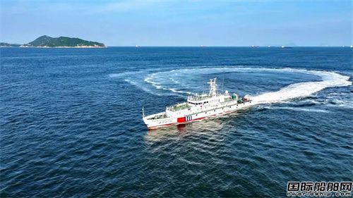 國內首艘!新一代60米級高速巡邏船交付