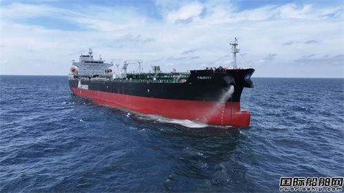 中船澄西建造4號(hào)50000噸MR型油化船試航凱旋