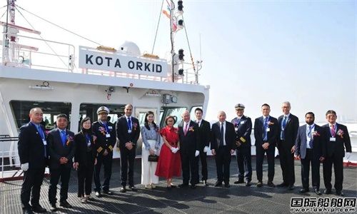 太平船務第四艘8200TEU雙燃料集裝箱船交付離廠