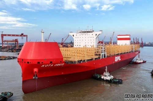 ̫ƽ����(w��)������8200TEU�pȼ�ϼ��b�䴬�����x�S