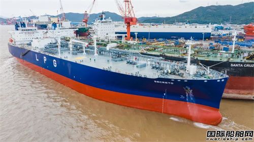 舟山中遠(yuǎn)海運(yùn)重工完成“SECRETO”輪修理改裝工程