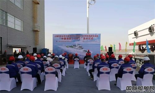 江新造船承建400噸級漁政執法船下水