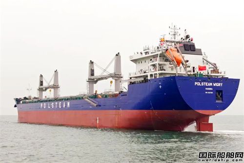 山船重工為PZM建造37000噸散貨船試航凱旋
