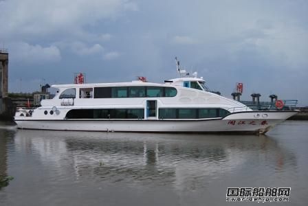 珠海江龍船舶第26艘觀光游覽船完工