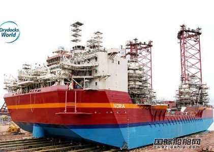 印尼Graha船廠一艘自升式作業船下水
