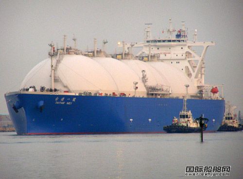 臺灣中油臺達二號LNG船首航