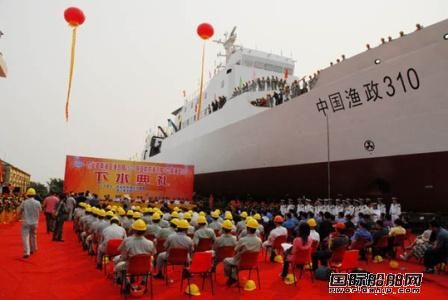 湛江海濱船廠交付一艘漁政執(zhí)法船